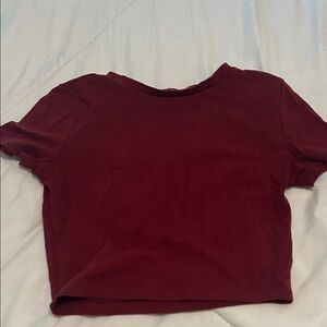 Wild Fable Maroon Short Sleeve Tee